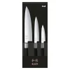 Set 3 couteaux 10 cm,15 cm, 20 cm Wasabi Black Kai