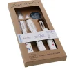 Set 3 couteaux de cuisine inox Sense® manche en plastique recyclé Jean Dubost