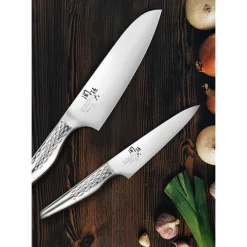 Set 3 couteaux de cuisine SHOSO 12 15 18cm Kai