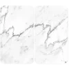 Set 2 couvre-plaques protection motif marbre Wenko by Maximex
