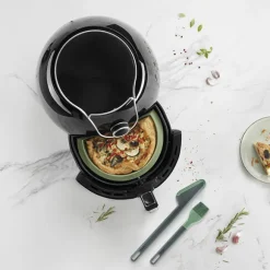 Set de 3 accessoires pour friteuse à air chaud avec moule, pince et pinceau Essential Lékué