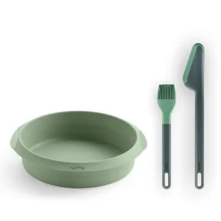 Set de 3 accessoires pour friteuse à air chaud avec moule, pince et pinceau Essential Lékué