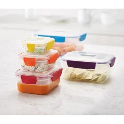 Set de 5 boites de conservation Nest Lock multicolores avec couvercles Joseph Joseph