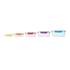 Set de 5 boites de conservation Nest Lock multicolores avec couvercles Joseph Joseph