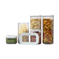 Set de 5 boîtes de conservation modula blanc Mepal