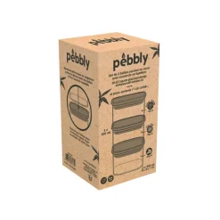 Set de 3 boîtes 500 mL Pebbly
