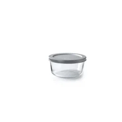 Set de 4 boîtes rondes en verre Ibili