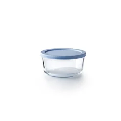 Set de 4 boîtes rondes en verre Ibili
