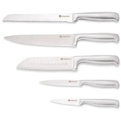 Set de 5 couteaux de cuisine en inox Mathon