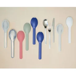 Set de 3 couverts Ellipse Nordic Sage Mepal