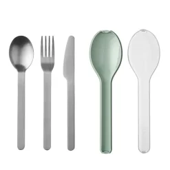 Set de 3 couverts Ellipse Nordic Sage Mepal