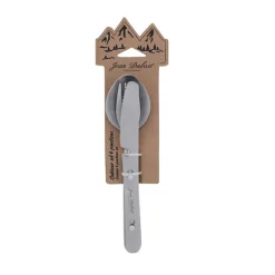 Set de 3 couverts emboitables Outdoor 4 fonctions acier inox Jean Dubost