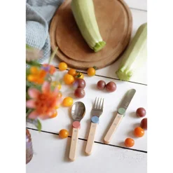 Set de 3 couverts pour enfant Le petit Gourmet Panaché Opinel