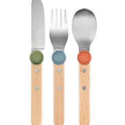 Set de 3 couverts pour enfant Le petit Gourmet Panaché Opinel