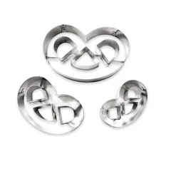 Set de 3 emporte-pièces Bretzel Patisse
