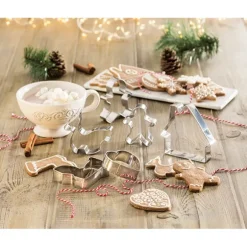 Set de 20 emporte-pièces de noël en inox Mathon