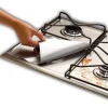 Set de 4 feuilles de protection pour plaques gaz NoStik