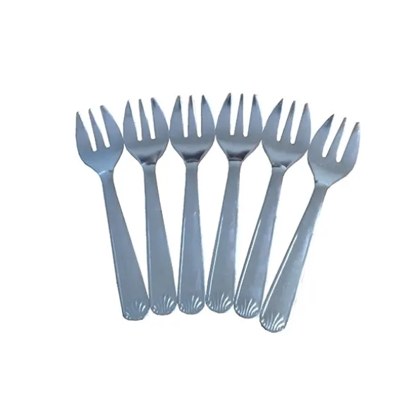 Set de 6 fourchettes à huitres Coquille Inox Roger Orfèvre