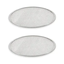 Set de 2 grilles perforées rondes pour pizza Mathon