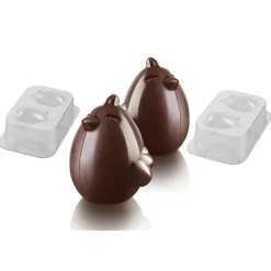 Set de 2 moules Chocolat Poussin de Pâques Paul Cino Silikomart