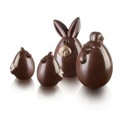 Set de 2 moules Chocolat Poussin de Pâques Paul Cino Silikomart