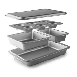 Set de 5 moules en acier revêtu Delize Lacor