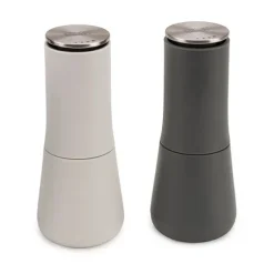 Set de 2 moulins sel et poivre gris blanc Joseph Joseph