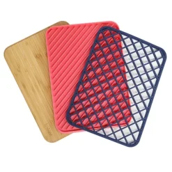 Set de 3 planches à découper, égouttoir et dessous de table Trilogy Trebonn