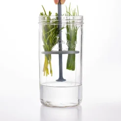 Set de préservation pour herbes en verre et silicone 1 L Kilner