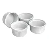 Set de 4 ramequins en céramique 9 cm Ibili