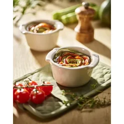 Set de 2 ramequins en céramique 11 cm Appolia écru Peugeot
