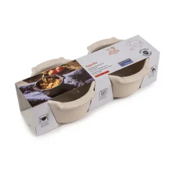 Set de 2 ramequins en céramique 11 cm Appolia écru Peugeot