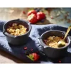 Set de 2 ramequins en céramique 11 cm Appolia ardoise Peugeot