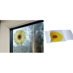 Set de 20 stickers attrape-mouches pour fenêtre Tournesol
