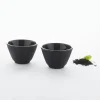 Set de 2 tasses à thé en fonte 120 ml Point Virgule