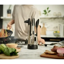 Set de 5 ustensiles Elevate Fusion avec socle compact Joseph Joseph