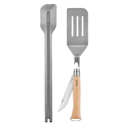 Set de 3 ustensiles pour barbecue Opinel