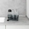 Set égouttoir à bouteille et brosse spéciale bouteille