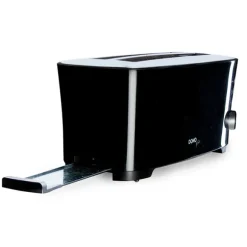 Set grille-pain cool touch 2 tranches et pince à toast en bois