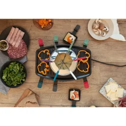 Set à raclette, gril et fondue 8 personnes 1100 W Livoo