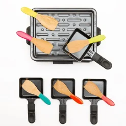 Set 6 spatules à raclette bambou Pebbly