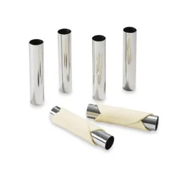 Set 6 tubes en inox 12,5 cm Mathon