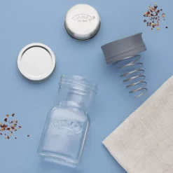 Shaker pour vinaigrette en verre et inox 500 ml Kilner