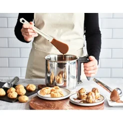 Spatule blanche en polyglass 35 cm De Buyer
