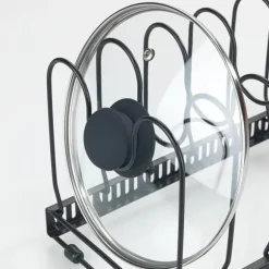 Support extensible 2 en 1 pour couvercles et poêles 57x18 cm Wenko by Maximex