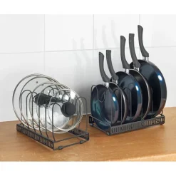 Support extensible 2 en 1 pour couvercles et poêles 57x18 cm Wenko by Maximex
