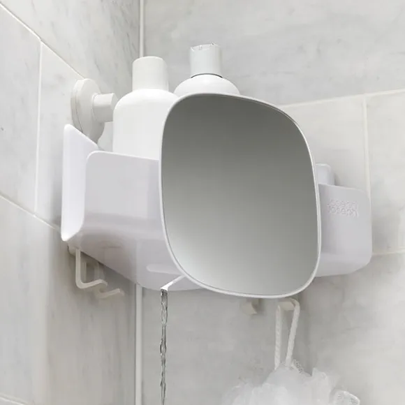 Étagère de douche en coin avec miroir easystore Joseph Joseph