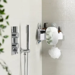 Étagère de douche en coin avec miroir easystore Joseph Joseph
