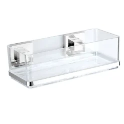 Étagère murale en acier inox Vacuum-Loc® Quadro Wenko by Maximex