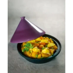 Tajine fonte 30 cm aubergine Mathon